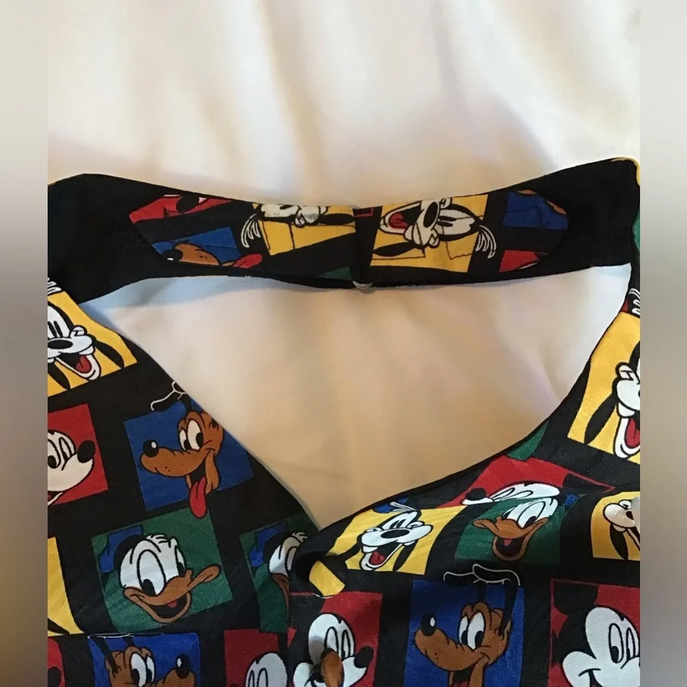 Kids Disney Cartoon Character Vest and bow tie